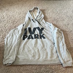 IVY PARK gray hooded sweatshirt. Very lightly worn. Size M